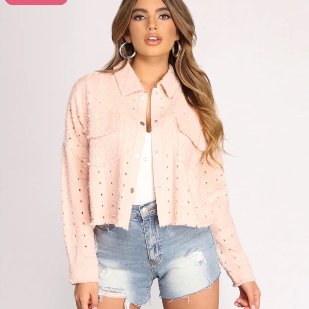Judith march Eyelet Cotton Jacket